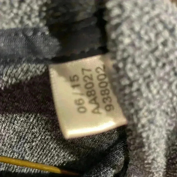 Adidas Women's Medium Gray/Slate Blue Zip Up Hoodie - Picture 10 of 10